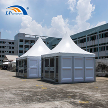5mX5m ABS Glass Solid Wall Pagoda Tent 