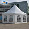 Dia 8m Outdoor Aluminum Hexagon Pagoda Tent For Event