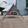 High Quality 10m Aluminum PVC Star Shade Tent For Rental 