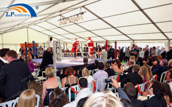 Enjoy a Game In Large Waterproof Canvas Top Temporary Tent for Boxing Sports Event